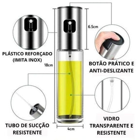 Pulverizador de Óleo de Vidro para Cozinhar