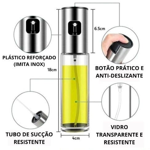 Pulverizador de Óleo de Vidro para Cozinhar