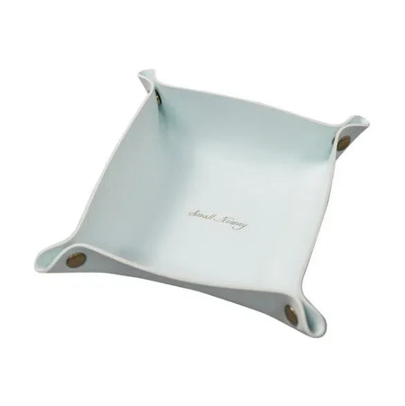 Bandeja Decorativa Minimalista em Couro – Sofisticação e Estilo para Seu Ambiente
