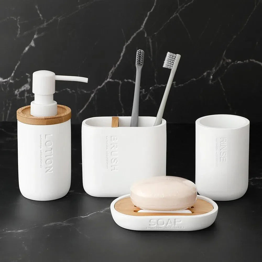 Conjunto Completo de Acessórios para Banheiro - Perfect Bathroom