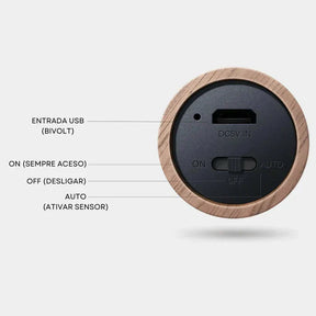 Luminária LED Magnética Sem Fio com Detecção de Movimento – Praticidade e Eficiência para Seu Ambiente