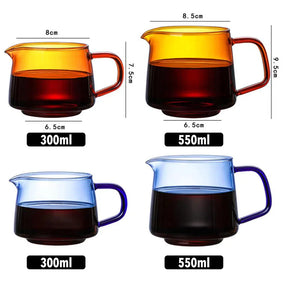 Mini Jarra para Café e Chá - 300ml ou 550ml - Coleção Rainbow