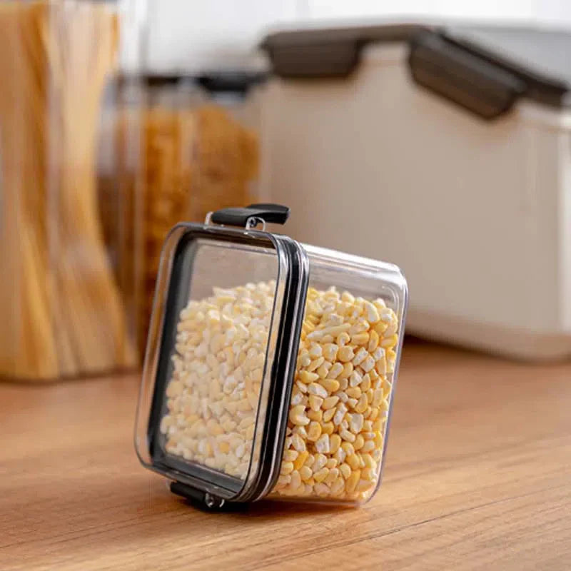 Pote Transparente em Acrílico para Armazenamento de Alimentos – Praticidade e Visibilidade