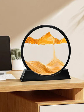 Quadro de Areia Movediça Ornamento 3D – Arte e Movimento em Seu Ambiente