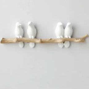Suporte de Parede Pássaros – Organize com Estilo e Elegância