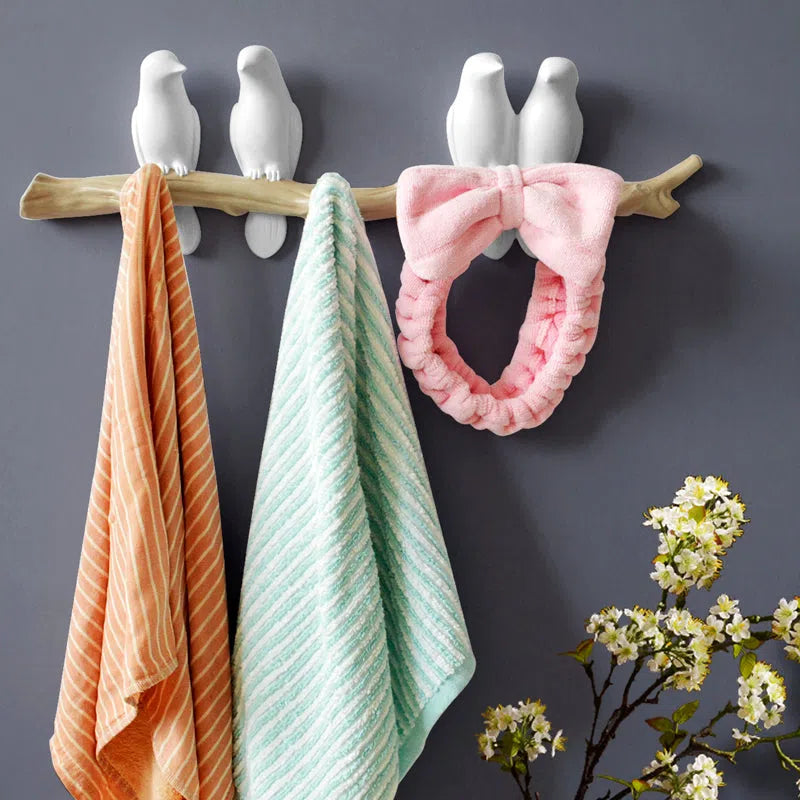 Suporte de Parede Pássaros – Organize com Estilo e Elegância