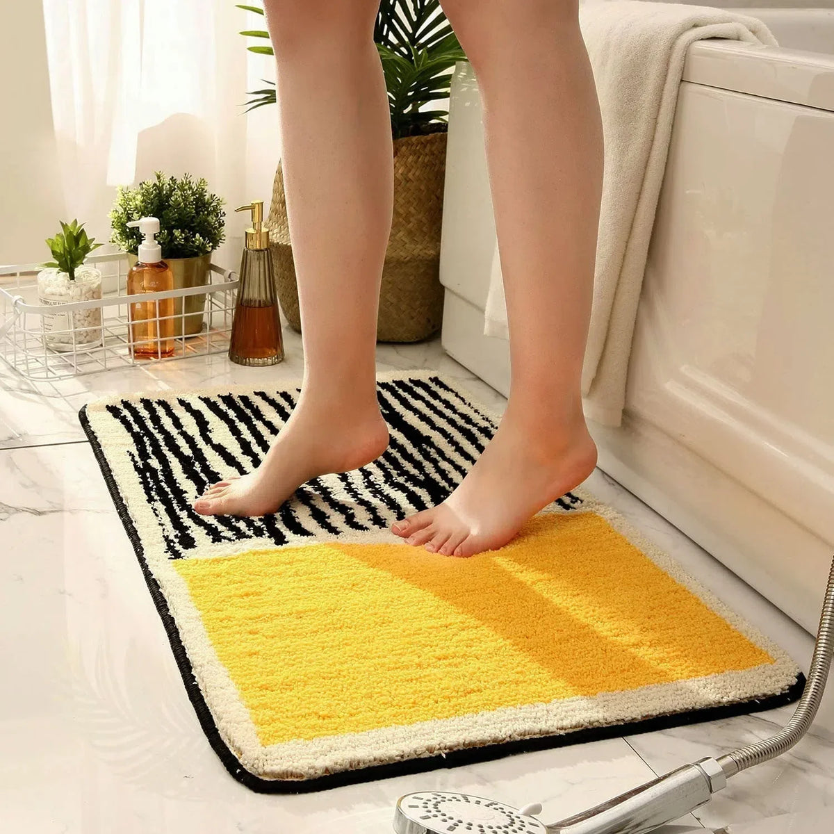 Tapete Ultra Microfibra para Banheiro - Conforto e Absorção Superior
