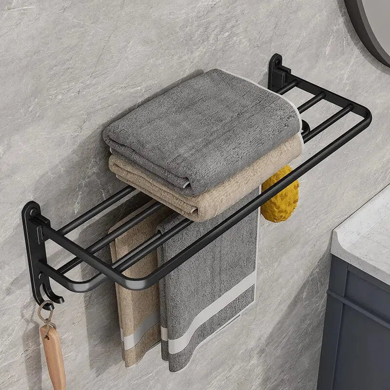 Toalheiro Dobrável em Inox - Praticidade e Estilo para o Seu Banheiro