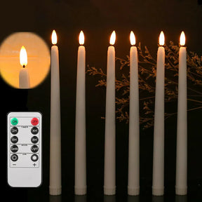 Velas Flutuantes Mágicas Casas Prana – Com Controle de Varinha para Efeitos Encantadores