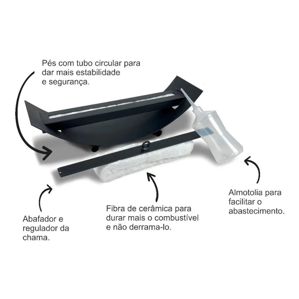 Lareira Ecológica Portátil